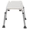 Flash Furniture 15" L, Plastic, White Bath & Shower Chair DC-HY3410L-WH-GG - alternate 9